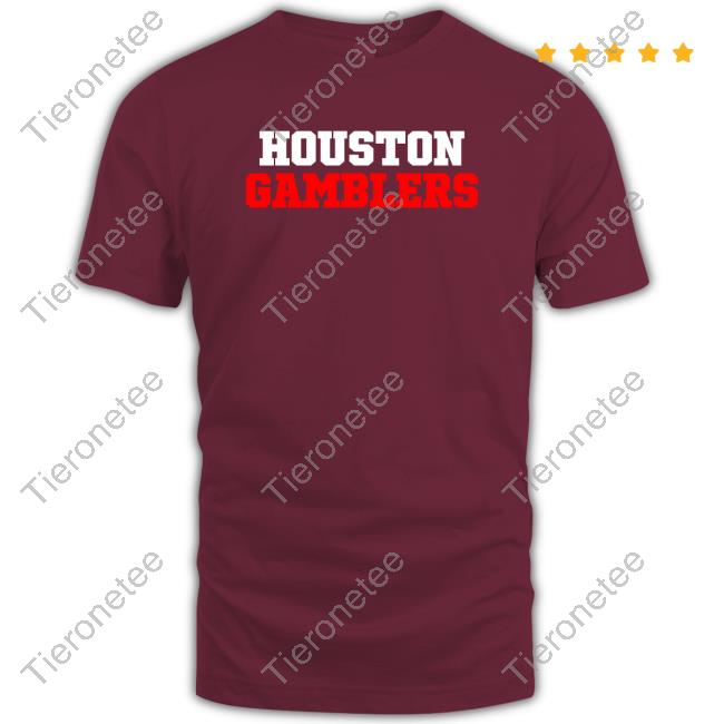 Official Houston Gamblers Long Sleeve T Shirt