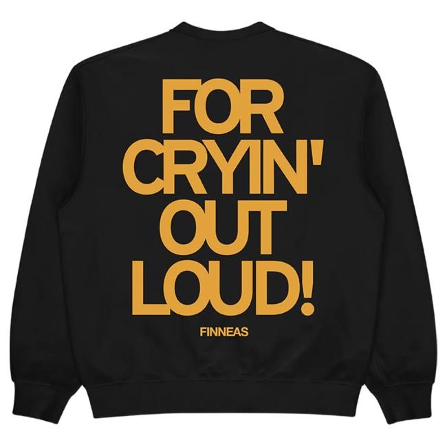 Official Finneas For Cryin' Out Loud Tour Crewneck Sweatshirt