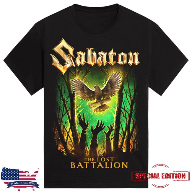 Official Sabaton Merch Store Sabaton The Lost Battalion Top Shirt Sabaton Shop