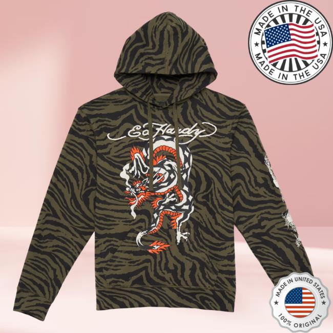 Official Ed Hardy Merch Store Dragon Zebra Camo Sweaters EdHardy Apparel Clothing Shop