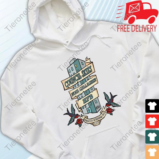 Council Skies Noel Gallagher Hfb Pete Mckee Manchester Wythenshawe Park 2023 Hoodie