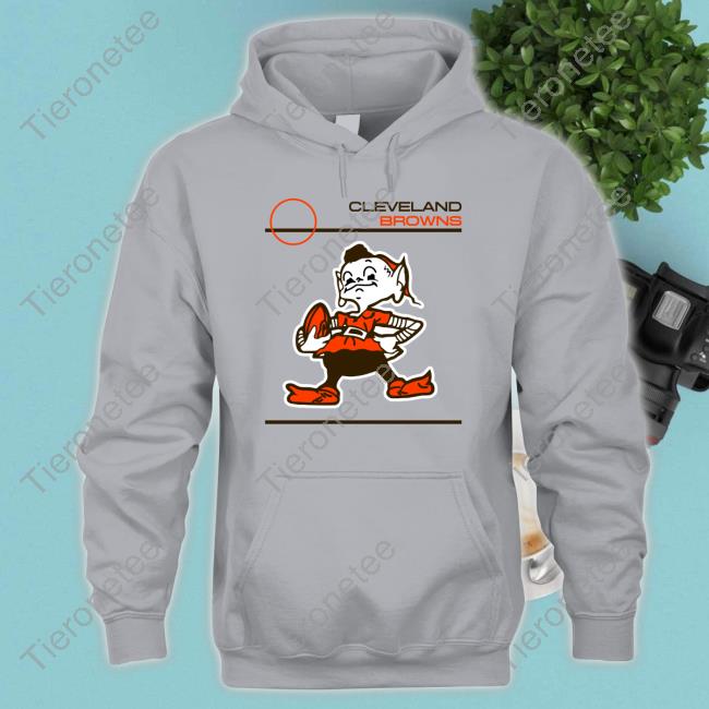 Official Cleveland Browns Brownie Elf Football Tee Shirt