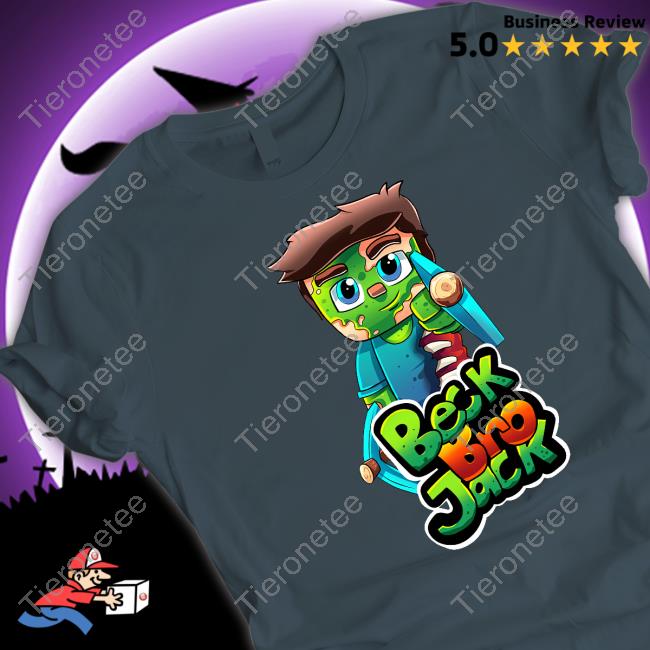 Beckbrojack Merch Beckbrojack Gray Crewneck Sweatshirt
