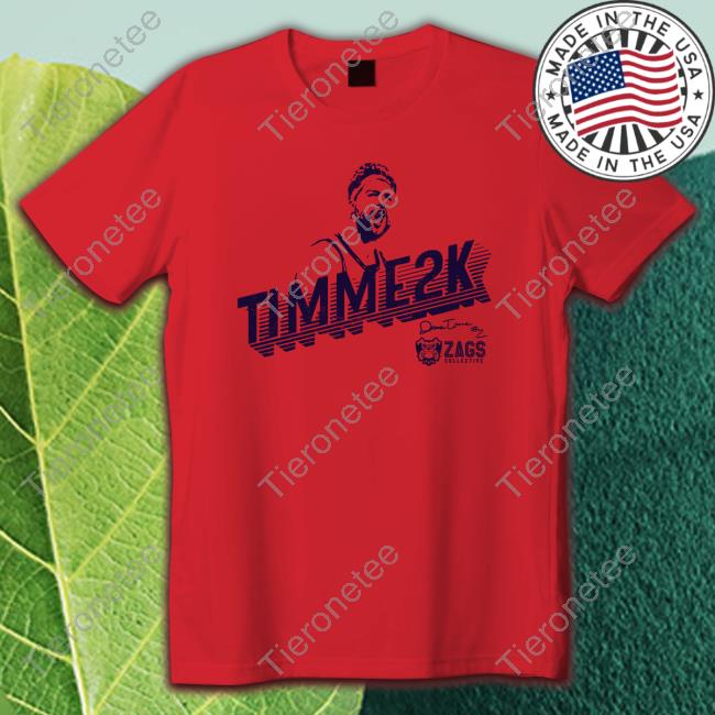 Official Zags Head Drew Timme 2k T-Shirt