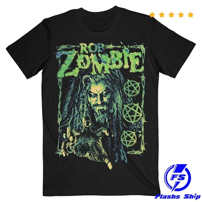 Official Rob Zombie Merch Dead Channel Fuzz Top Shirt