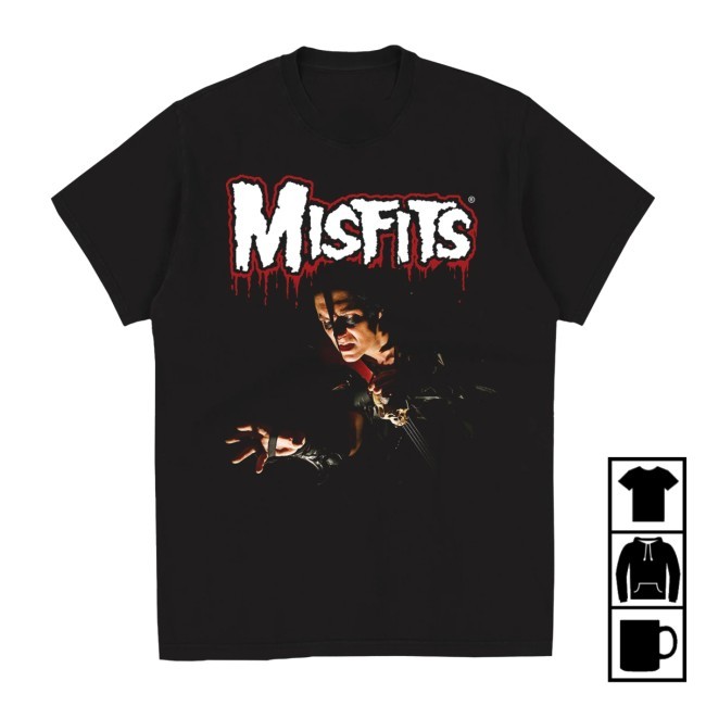 Double Feature Black Shirt Misfits Clothing Store