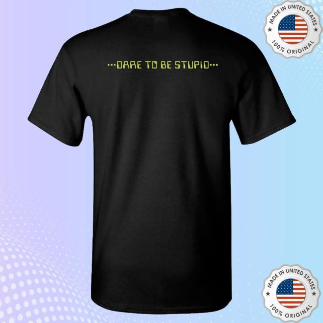 Official Weird Al Yankovic Dare To Be Stupid Logo Ladies Tshirt "Weird Al" Yankovic