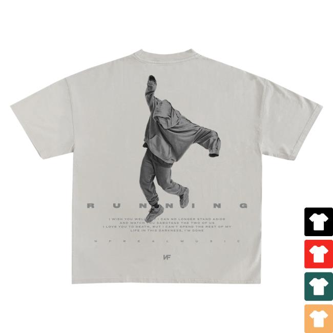 Official Nathan John Feuerstein Nf Merch Store Cement "Running" Popover Shirt Nf Real Music Shop