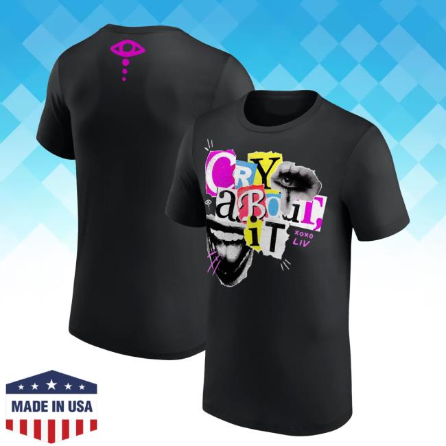 Men's Black Liv Morgan Cry About It Pullover Shirt