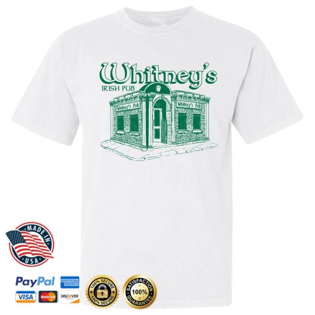 Official Barstool Merch Shop Pink Whitney Whitney's Pub New Shirt