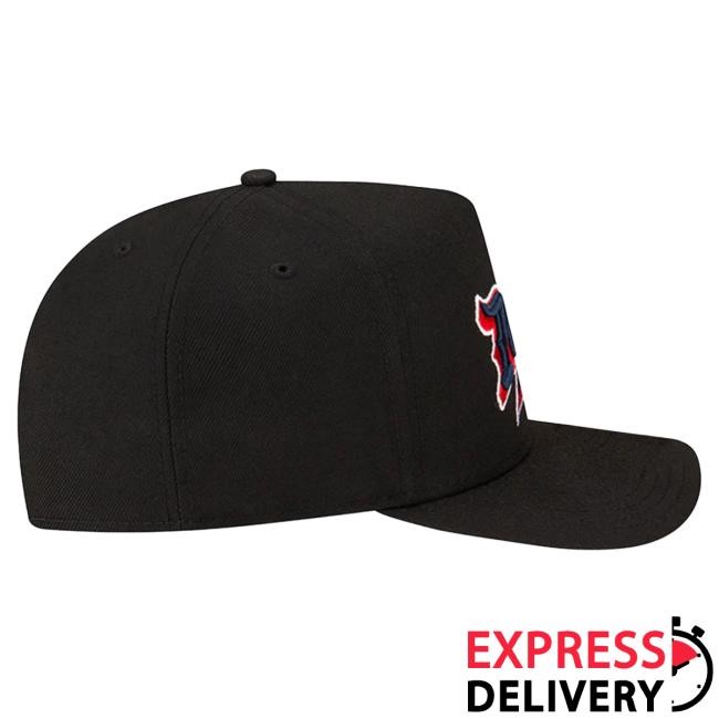 Official Born X Raised + Patriots Pro Script A-Frame Snapback Cap: Black NFL 2025 Kickoff