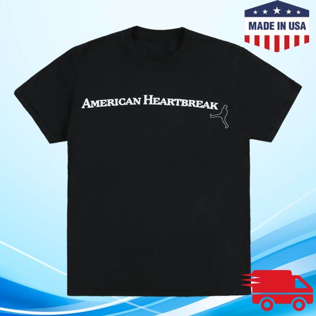 Official Zach Bryan Shop American Heartbreak Black Hoodie