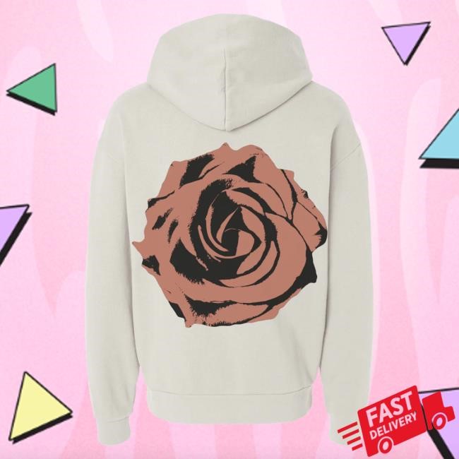 Official Ptv Merch Store Pierce The Veil A Flair for the Dramatic Rose Hoody Ivory
