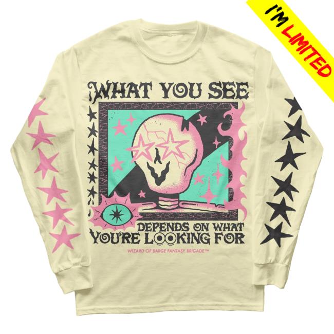 Official Wizard Of Barge What You See Long Sleeve Hot Shirt Wizardofbarge
