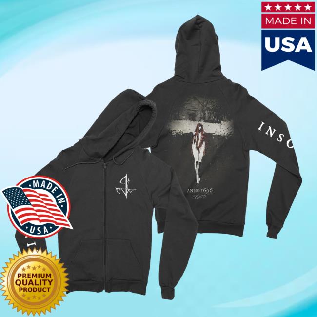 Official Night Shift Store Shop Insomnium - Anno 1696 Zip Up Hoodie Nightshift Merch