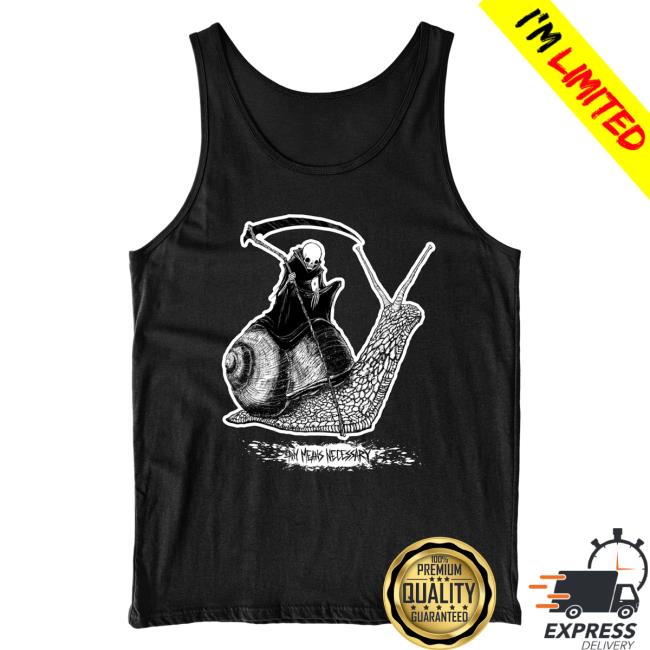 Official Any Means Necessary Clothing Slow Death Tank Top Hot Shirt Black