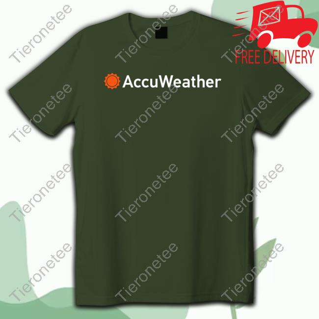 Official AccuWeather Hoodie Reed Timmer PhD AccuWeather Tee Shirt