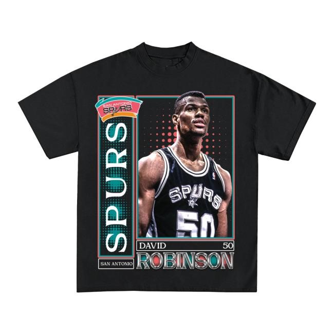 Official David Robinson San Antonio Spurs Vintage T-Shirt