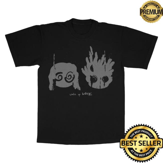 Official Sincerely Lucki Wake Up Lucki Awaken Tee Shirt Black SincerelyLucki Deadboylife