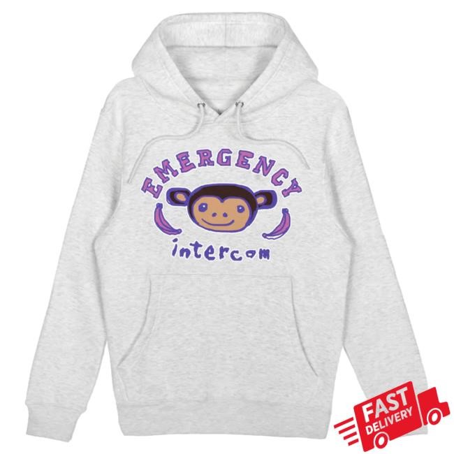 Official Emergency Intercom Merch Monkey Pullover Sweatshirt EmergencyIntercom
