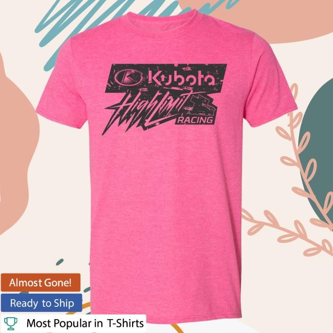 Official High Limit Racing Kubota High Limit Racing Logo Fan ~ Tshirt ~ Graphite Heather