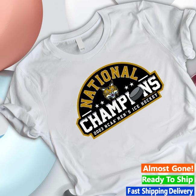 Official NCAA National Champions 2023 Quinnipiac Bobcats Men’s Ice Hockey Shirts