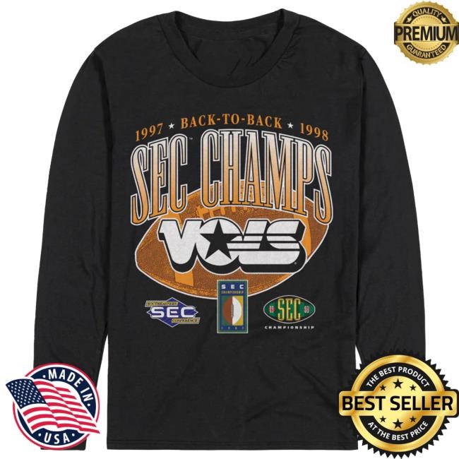 Stadium Homefield Apparel Tennessee Football Back-to-Back Champs