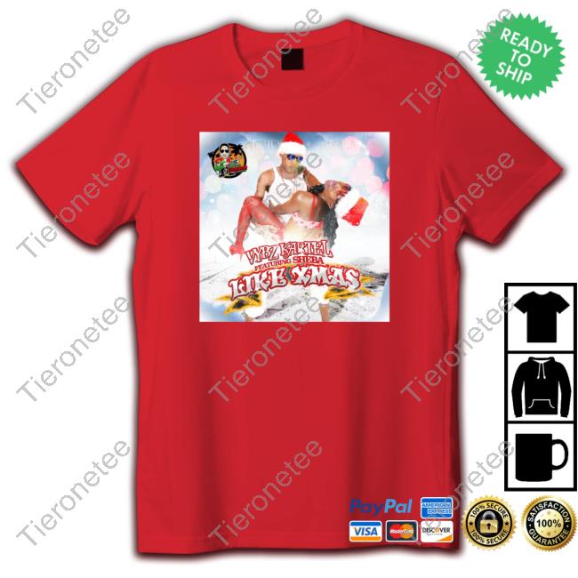 Official Dntydana Vybz Kartel Featuring Sheba Like Xmas Tee Shirt