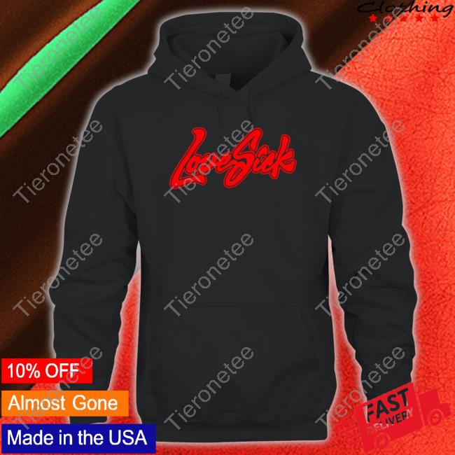 Don Toliver Merch Love Sick Logo Black Sweatshirt Lifeofadon
