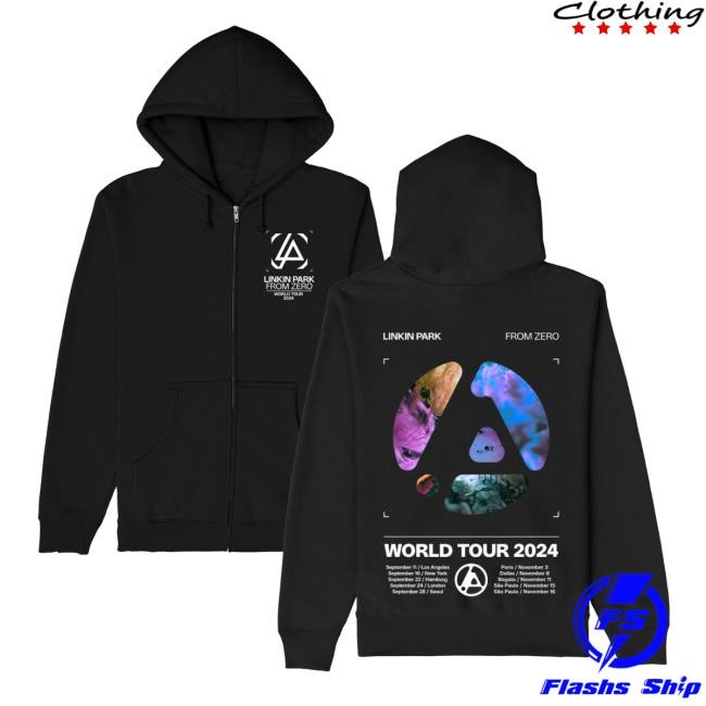 From Zero Black Tour Zipper – Linkin Park Store