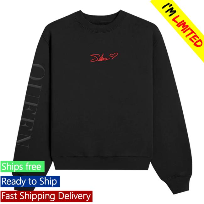 Official Selena Merch Selena Look Queen Crew neck Sweatshirt