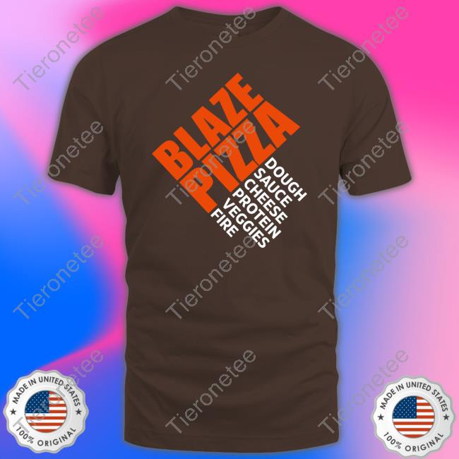Lamar Jackson Blaze Pizza Dough Sauce Cheese Protein Veggies Fire Tee Shirt Hoodieramey