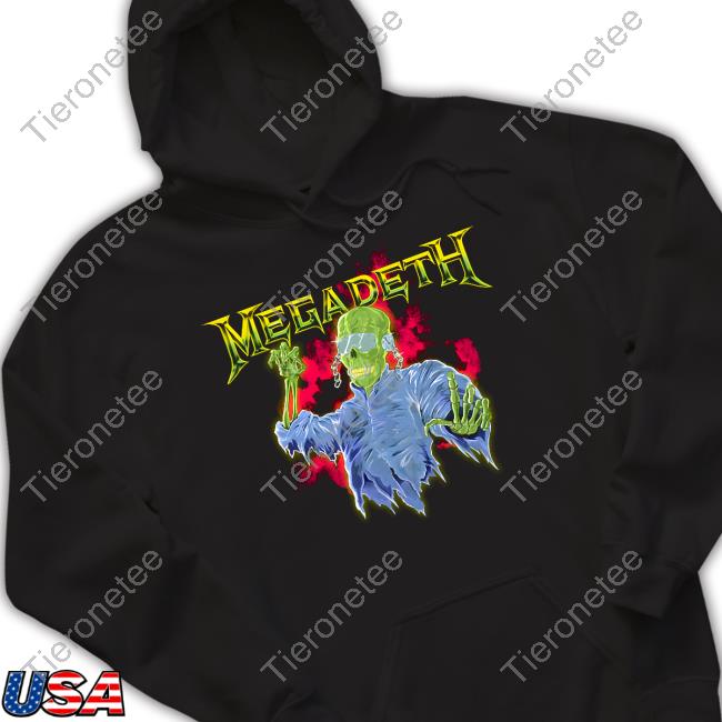 Official Megadeth Store Black Vic Ghoul T-Shirt