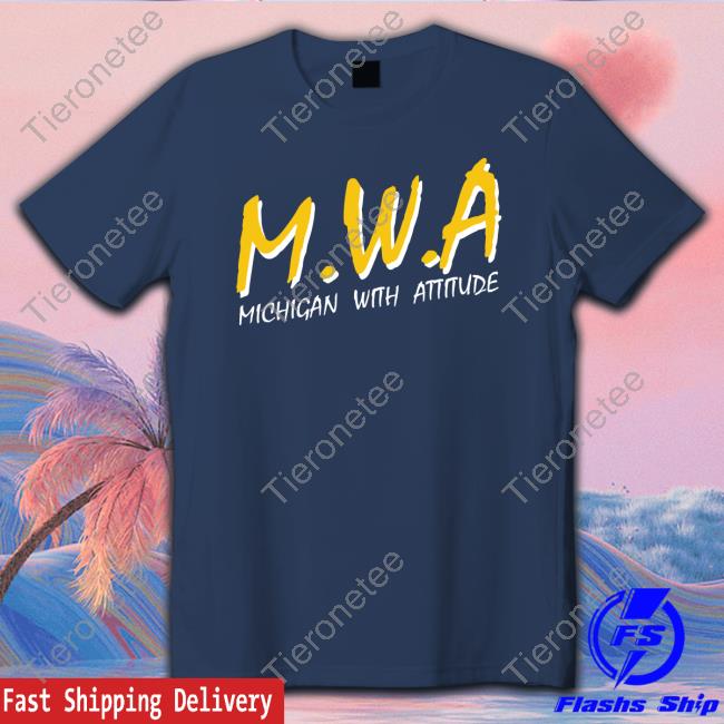 Official Taylor Lewan MWA Michigan With Attitude Tee Shirt