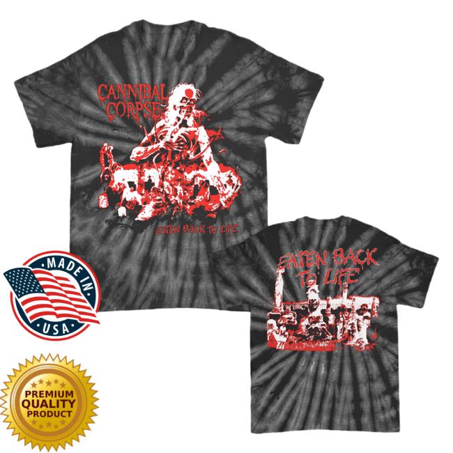 Official Cannibal Corpse Merch Eaten Back To Life T-Shirt