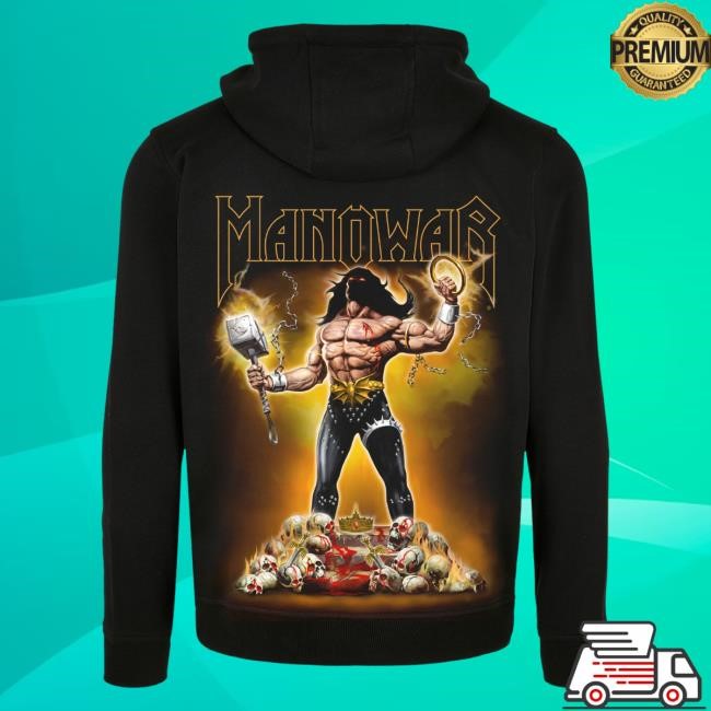 Manowar Zip Pullover Hoodie Gods And Kings 2025