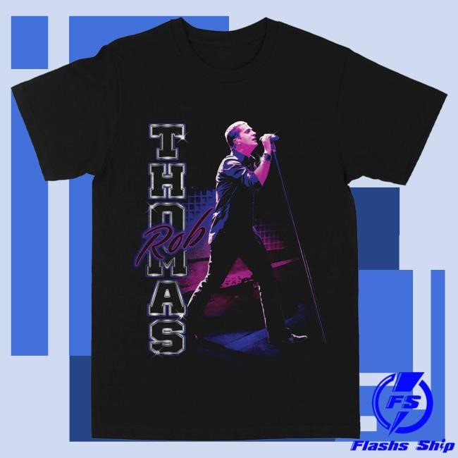 Official The Merch Collective Rob Thomas Stage Glow Photo Shirts