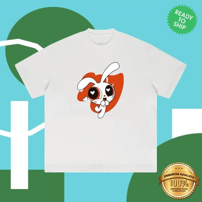 New Jeans Shop Merch 'HOW SWEET' Bunny Hot Shirt