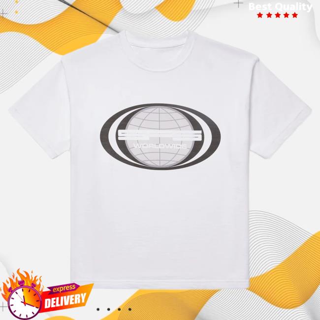 Official Sp5der Clothing Apparel Sp5der Jumbo Globe White Shirt 2023 Sp5der Merch Store Shop