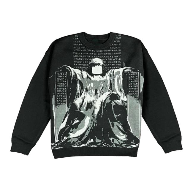 Madeon Merch Throne Greyscale Crewneck Sweatshirt