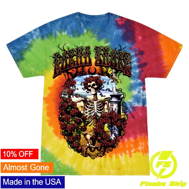 Official Lorna Shore Store Merch Lorna Shore Grateful Tie Dye Shirt Lornashorestore