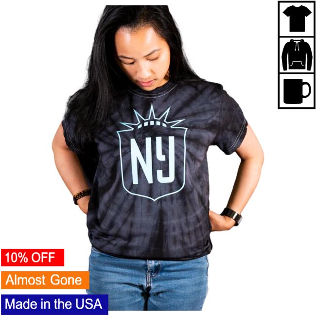 Official Nj/Ny Gotham Fc Store Shop Gotham Fc Tie Dye Popover Shirt Black Spider Tie-Dye GothamFc