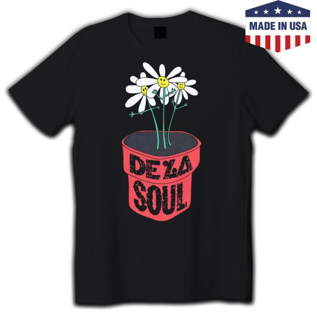 Official De La Soul Merch Flower Pot T-Shirt