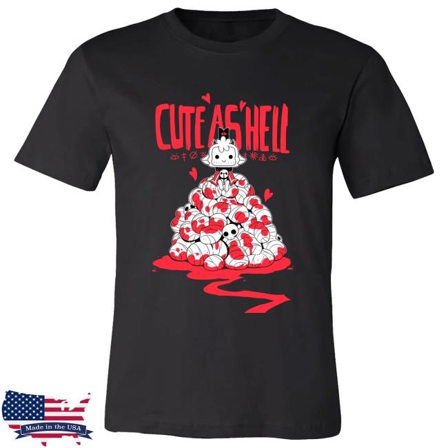 Official Devolver Digital Merch Shop Cult Of The Lamb Cute As Hell New T-Shirt