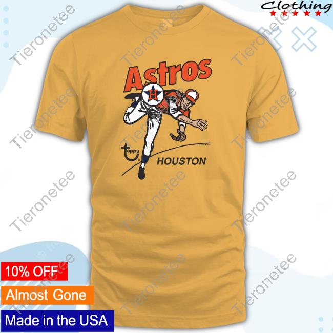 Houston Astros Homage x Topps Gold Tri-Blend T-Shirt