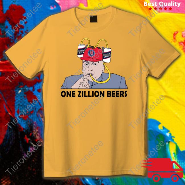 Official Barstool Sports Store One Zillion Beers Shirt