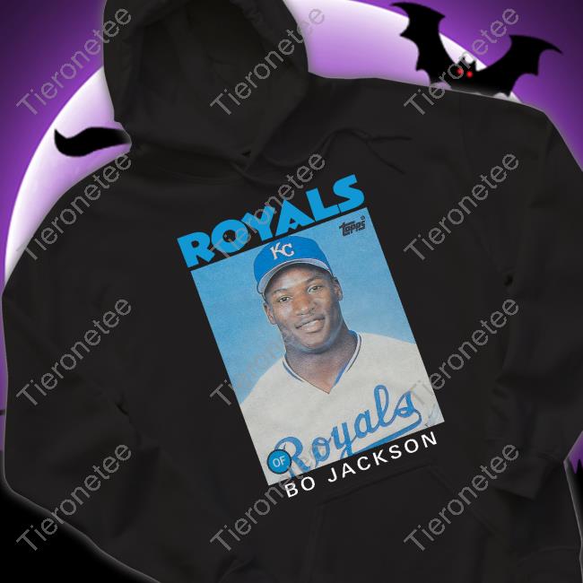 1986 Topps Baseball Bo Jackson Royals Shirt