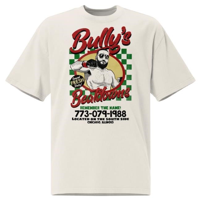 Official Jon Anik Bully's Beatdowns Oversized Tee