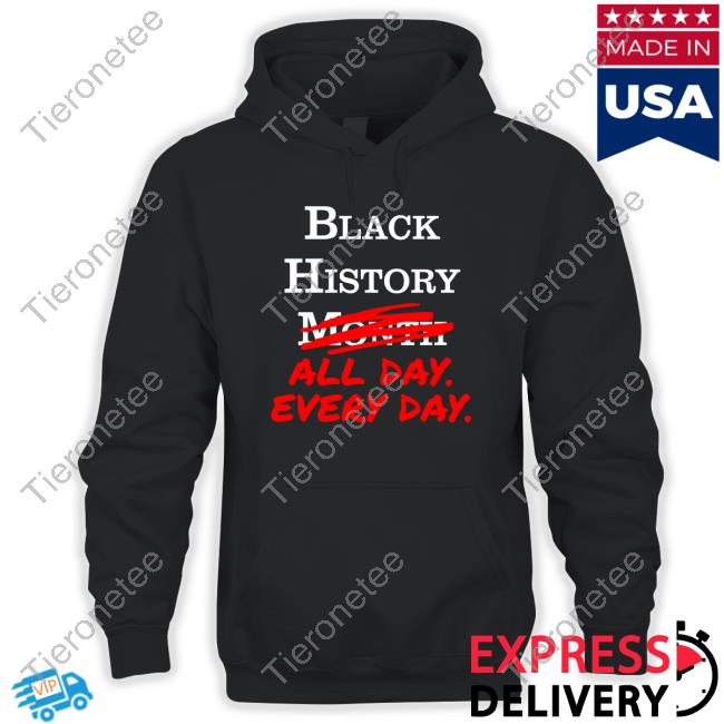 Kenny Akers Black History Month All Day Every Day Hoodie