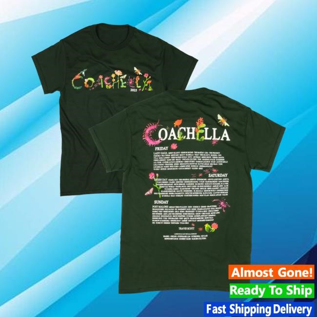 Coachella Shop Desert Critters 2025 Lineup Shirt Coachella Merch